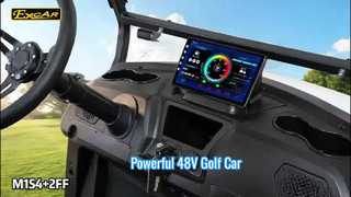 M1S4 + 2FF Wit Zie waarom kiezen voor 48 Voltage Golf Elektrische auto 350A Controller 3,7KW VS Motor CE-certificaat